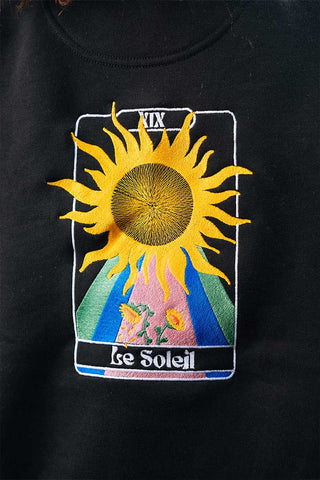 SWEAT NOIR LE SOLEIL